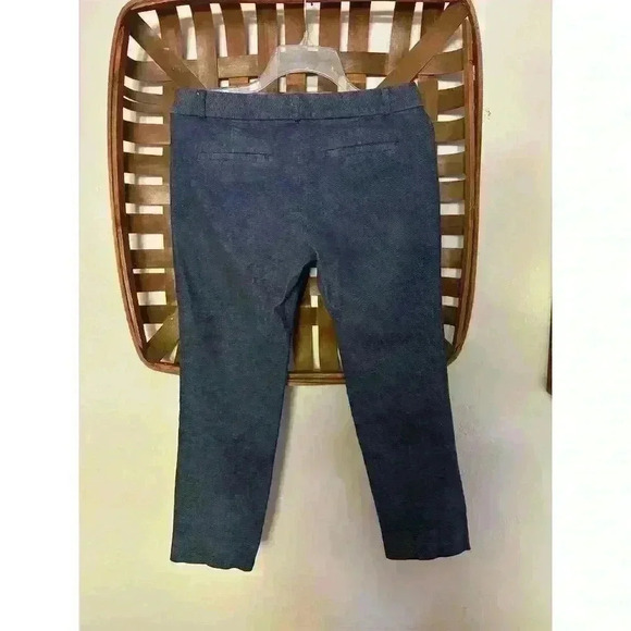 Banana Republic Women's Sloan Cropped Pants Blue Size 6 Petites - Picture 2 of 8
